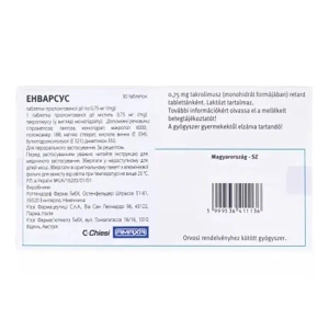 Енварсус таблетки пролонгованої дії 0.75 мг №30