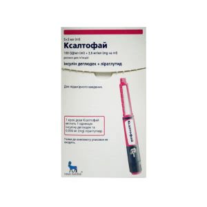 Ксалтофай розчин для ін'єкцій 100 ме/мл+3,6мг 3 мл картридж у шприц-ручці №5