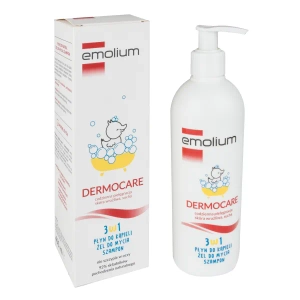 Гель для душу + шампунь + піна для ванни Emolium 3в1 400 мл