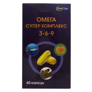 ОМЕГА СУПЕР КОМПЛЕКС КАПС. №60