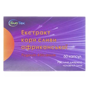 ЭКСТРАКТ КОРЫ СЛИВЫ КАПС. №60  0023