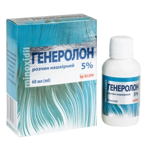 Генеролон (миноксидил) раствор 5% 60 мл