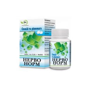 Нерво норм таблетки 0,6 г №80