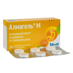 Алмагель М таблетки для рассасывания мята №24