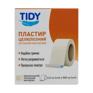 Пластырь Tidy 2,5 х 500 на нетканной основе