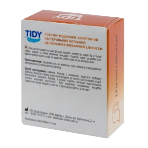 Пластырь Tidy 2,5 х 500 на нетканной основе