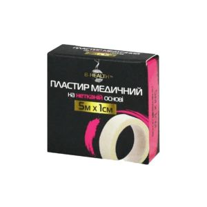 Пластырь B-Heаlth на нетканной основе катушка 5мх1см