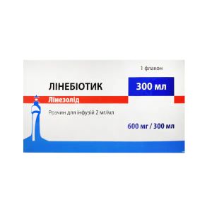 Лінебіотик розчин для інфузій 2 мг/мл 300 мл №1