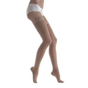 Чулки компрессионные Lauma Medical AG 305 с мыском с кружевом 2 класс компрессии цвет натуральный размер 4К