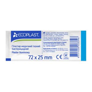 ПЛАСТЫРЬ NORDEPLAST 72 ММ Х 25 ММ, ТКАН. 3396