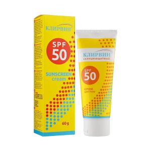 Клирвин крем для лица солнцезащитный SPF50 60 г
