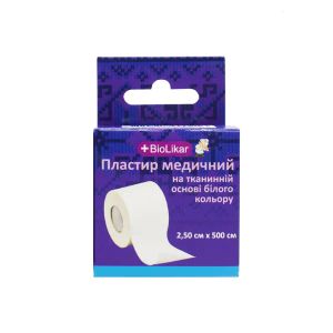 Пластырь BioLikar на тканевой основе 5 см х 500 см