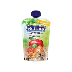 Фруктове пюре Nutrino мікс яблуко, полуниця та злаки 220 г