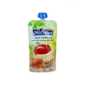 Фруктове пюре Nutrino мікс яблуко, банан та печиво 220 г