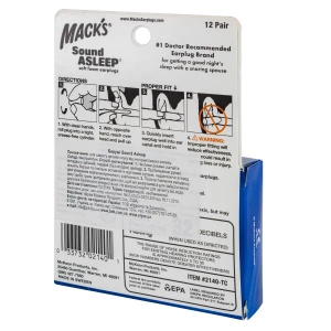 БЕРУШИ SOUND ASLEEP МЯГК. СИН. ПАРА №12 1401