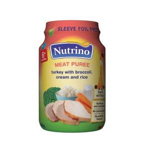 Пюре Nutrino індичка брокколі сметана рис 190 г