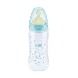 NUK 10741926/7 БУТ. FIRST CHOICE ПЛЮС 300МЛ + СОСКА СИЛ., Р.1  8160