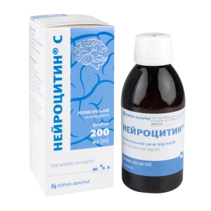 Нейроцитин С розчин оральний 100 мг/мл 200 мл