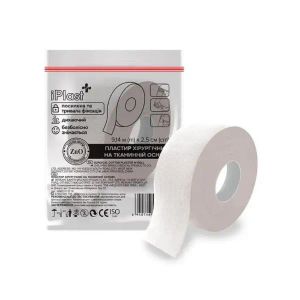 ПЛАСТЫРЬ IPLAST ХИР. ТКАН. 9,14 М Х 2,5 СМ  9485
