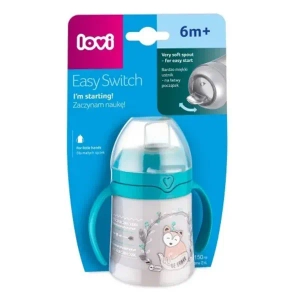 Чашка Canpol Lovi 35/352 Indian Summer тренувальна синя від 6 місяців 150 мл