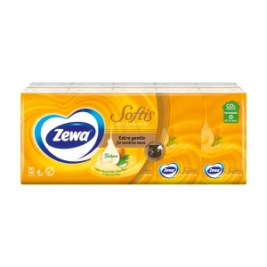 Носовые платки Zewa Softis Soft&Sensitive 10?9 штук