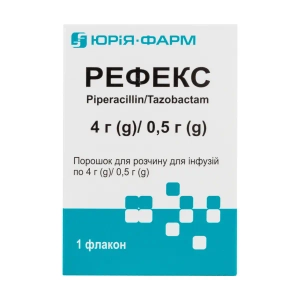 Рефекс порошок для инфузий 4г/0,5г №1