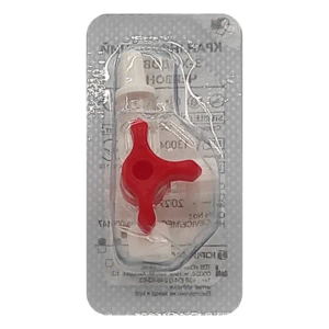 Кран 3-ходовой красный