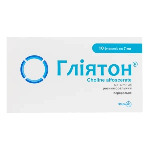 Гліятон оральний розчин 600 мг/7 мл 7мл №10