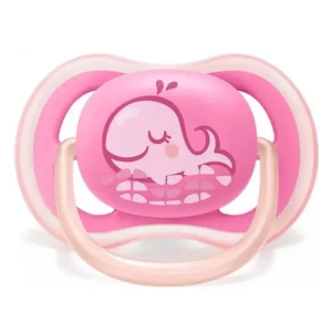 Пустушка Philips Avent 085/04 Ultra Air силіконова ортодонтична 6-18 місяців для дівчаток №2