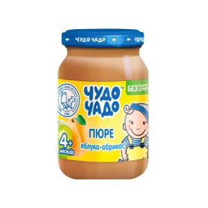 ЧУДО ЧАДО ПЮРЕ ЯБЛОКО, АБРИКОС Б/САХ. 170Г