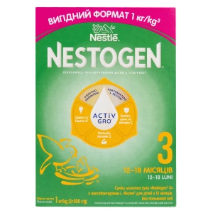 Сухая молочная смесь Nestle Nestogen 3 с 12-ти месяцев 1000 г
