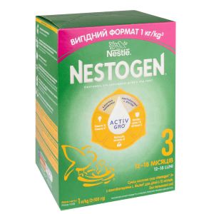Сухая молочная смесь Nestle Nestogen 3 с 12-ти месяцев 1000 г