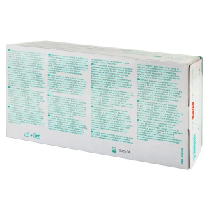 Рукавички оглядові нестерильні Vasco Nitril Soft blue нітрилові без пудри сині розмір L №200 (100 пар)