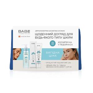 BABE(БАБЕ) 3160 НАБОР FACIAL КРЕМ ЛЕГКИЙ 24Ч  SPF20 50МЛ + ГЕЛЬ МИЦ. 90МЛ