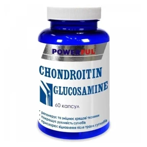 Хондроитин и Глюкозамин Powerful 1000 мг капсулы №60