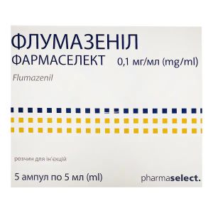 ФЛУМАЗЕНИЛ Р-Р Д/ИН. 0,1 МГ/МЛ АМП. 5 МЛ №5
