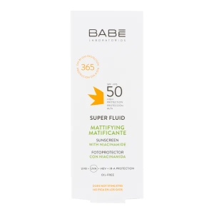 Сонцезахисний флюїд Babe Laboratorios SPF 50 матуючий 50 мл