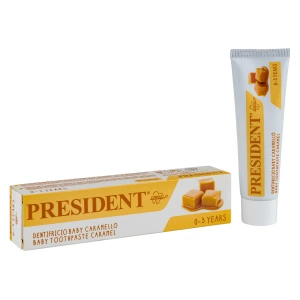 Зубная паста President Baby Caramel от 0 до 3 лет 30 мл