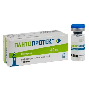 Пантопротект ліофілізат для розчину для ін'єкцій 40 мг флакон №1