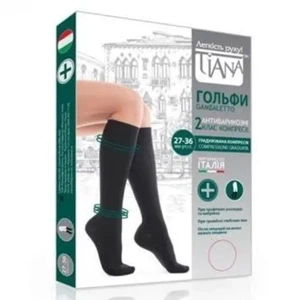 ГОЛЬФЫ  КОМПРЕСИОННЫЕ SOFT2 KLASSE 340 DEN ЧЕРН.  Р.5 №930  1131