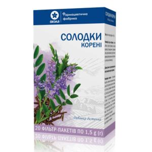 КОРЕНІ СОЛОДКИ Ф/П 1,5 Г №20