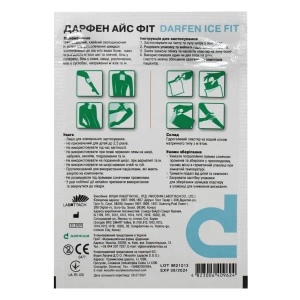 Патч охолоджувальний Дарфен Айс Фіт пластир №3