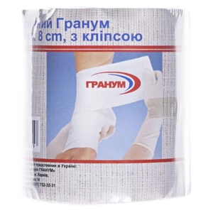 БИНТ ЭЛАСТ. 8 СМ Х 4 М /СРЕД. РАСТ./