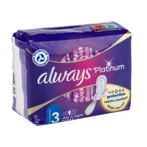 Гігієнічні прокладки Always Platinum Day&Night Розмір 3 №6