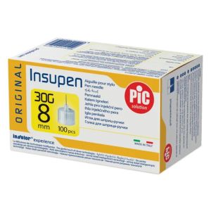 ИГЛА ДЛЯ ШПРИЦ-РУЧКИ 30G X 8ММ INSUPEN ORIGINAL №100