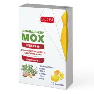 ИСЛАНД.МОХ ИНТЕНСИВ ЛЕДЕНЦЫ DR.OM №16 МЕД ЛИМОН 0996