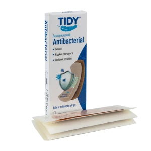 Пластир TIDY бактеріцидний на тканинній основі 72 мм х 19 мм №10