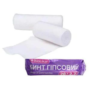 БИНТ ГИПСОВЫЙ 20 СМ Х 2,7 М БИОЛИКАР