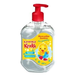 МЫЛО ДЕТСКОЕ КАЧЕЧКА КРЯКА ЖИД. Б/АРОМАТА 490МЛ 7110