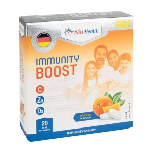 НатХелс Устойчивый иммунитет Фемили таблетки для рассасывания №20